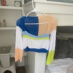 Cute Colorful Knit Top(Price Negotiable)